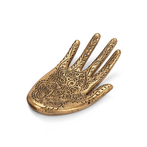Engraved Hand Dish - Right Hand - Picture 1 of 6